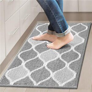 Kitchen Rugs and Mats, Non Skid Kitchen Runner Rug Absorbent Resist Dirt Kitchen